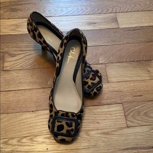 Cole Haan fur heels